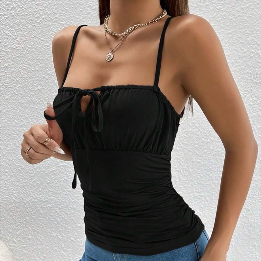Elegant Black Women's Top
